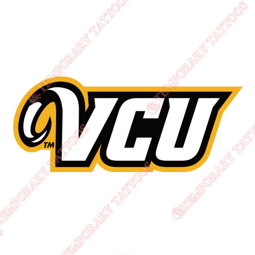 Virginia Commonwealth Rams Customize Temporary Tattoos Stickers NO.6841